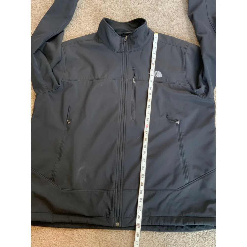 The North Face Men's Black White Logo Jacket Size XXL Gorpcore Outdoor Versatile